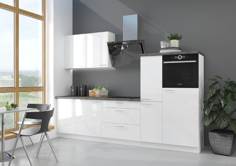 Obrázok z Lara White rohová skrinka 58x58 GN-72 1F