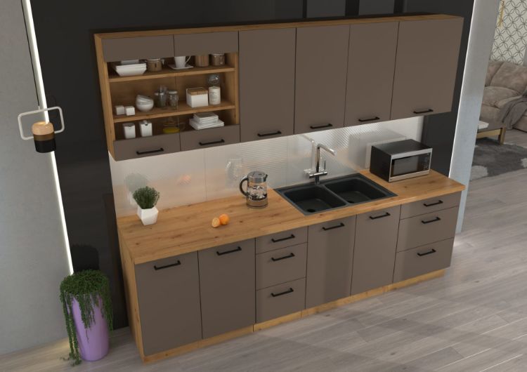 Obrázok z BOLONIA rohová skrinka 58x58 GN-72 1F